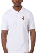 Cleveland Cavaliers Antigua Legacy Pique Polo Shirt - White