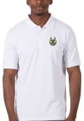 Milwaukee Bucks Antigua Legacy Pique Polo Shirt - White