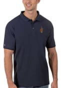 Cleveland Cavaliers Antigua Legacy Pique Polo Shirt - Navy Blue