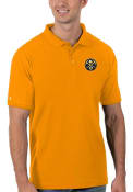 Denver Nuggets Antigua Legacy Pique Polo Shirt - Gold