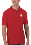 Houston Rockets Antigua Legacy Pique Polo Shirt - Red
