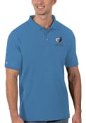 Memphis Grizzlies Antigua Legacy Pique Polo Shirt - Blue