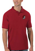 Portland Trail Blazers Antigua Legacy Pique Polo Shirt - Red