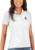 Cleveland Cavaliers Womens Antigua Legacy Pique Polo Shirt - White