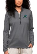 Tulane Green Wave Womens Antigua Epic Pullover - Charcoal
