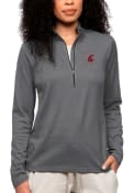 Washington State Cougars Womens Antigua Epic Pullover - Charcoal
