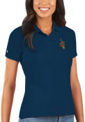 Cleveland Cavaliers Womens Antigua Legacy Pique Polo Shirt - Navy Blue