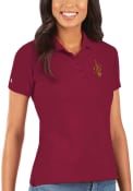 Cleveland Cavaliers Womens Antigua Legacy Pique Polo Shirt - Red