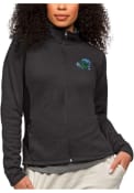 Tulane Green Wave Womens Antigua Course Full Zip Jacket - Black