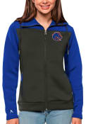 Boise State Broncos Womens Antigua Protect Full Zip Jacket - Blue