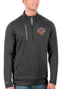 New York Knicks Antigua Generation 1/4 Zip Pullover - Grey