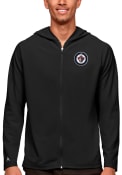 Winnipeg Jets Antigua Legacy Full Zip Jacket - Black