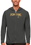 Pittsburgh Penguins Antigua Legacy Full Zip Jacket - Grey