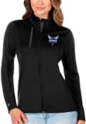 Charlotte Hornets Womens Antigua Generation Light Weight Jacket - Black