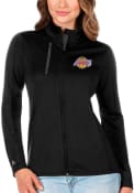 Los Angeles Lakers Womens Antigua Generation Light Weight Jacket - Black