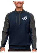 Tampa Bay Lightning Antigua Team Pullover Jackets - Navy Blue