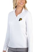 Indiana Pacers Womens Antigua Tribute Polo Shirt - White