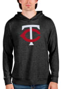 Minnesota Twins Antigua Absolute Hooded Sweatshirt - Black