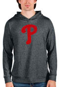 Philadelphia Phillies Antigua Absolute Hooded Sweatshirt - Charcoal