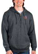 USMNT Antigua Action 1/4 Zip Pullover - Charcoal