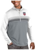 USMNT Antigua Pace Pullover Jackets - White