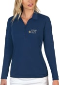 Utah Jazz Womens Antigua Tribute Polo Shirt - Navy Blue