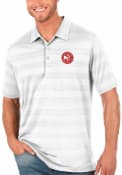 Atlanta Hawks Antigua Compass Polo Shirt - White