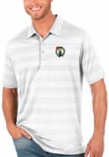 Boston Celtics Antigua Compass Polo Shirt - White
