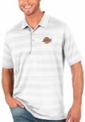 Los Angeles Lakers Antigua Compass Polo Shirt - White
