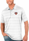 New York Knicks Antigua Compass Polo Shirt - White