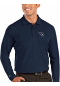 Tennessee Titans Antigua Tribute Polo Shirt - Navy Blue