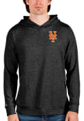 New York Mets Antigua Absolute Hooded Sweatshirt - Black