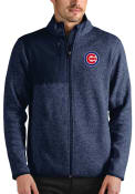 Chicago Cubs Antigua Fortune Full Zip Jacket - Navy Blue