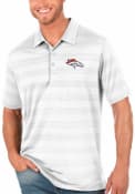 Denver Broncos Antigua Compass Polo Shirt - White