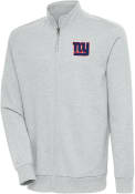 New York Giants Antigua Action Light Weight Jacket - Grey