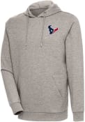 Houston Texans Antigua Action Pullover Jackets - Oatmeal