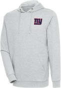 New York Giants Antigua Action Pullover Jackets - Grey