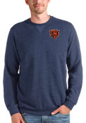 Chicago Bears Antigua Reward Crew Sweatshirt - Navy Blue
