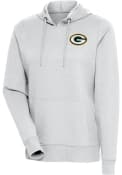 Green Bay Packers Womens Antigua Action Pullover - Grey