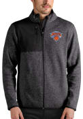 New York Knicks Antigua Fortune Full Zip Jacket - Grey