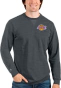 Los Angeles Lakers Antigua Reward Crew Sweatshirt - Black