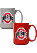 Ohio State Buckeyes 2 Piece Set Ceramic Mug