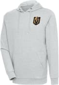 Vegas Golden Knights Antigua Action Pullover Jackets - Grey