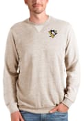 Pittsburgh Penguins Antigua Reward Crew Sweatshirt - Oatmeal