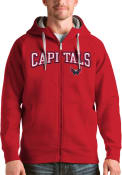Washington Capitals Antigua Victory Full Full Zip Jacket - Red
