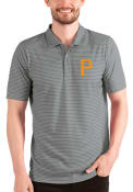 Pittsburgh Pirates Antigua Esteem Polo Shirt - Grey
