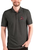 St Louis Cardinals Antigua Esteem Polo Shirt - Black