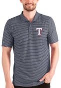 Texas Rangers Antigua Esteem Polo Shirt - Navy Blue