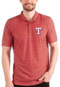 Texas Rangers Antigua Esteem Polo Shirt - Red
