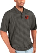 Baltimore Orioles Antigua Esteem Polos Shirt - Black